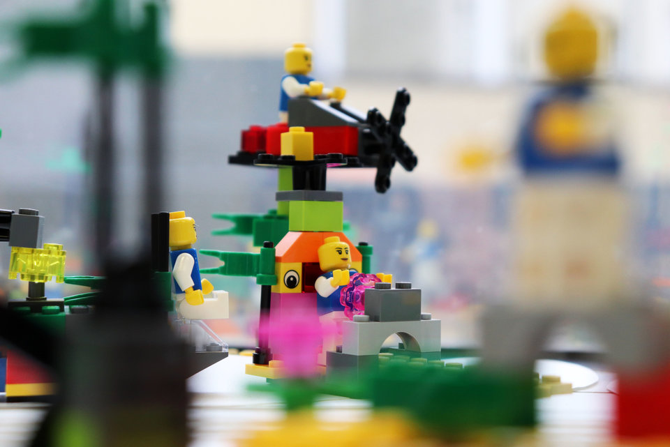 Bild einer Lego-Bastelei zum Thema Grne Logistik