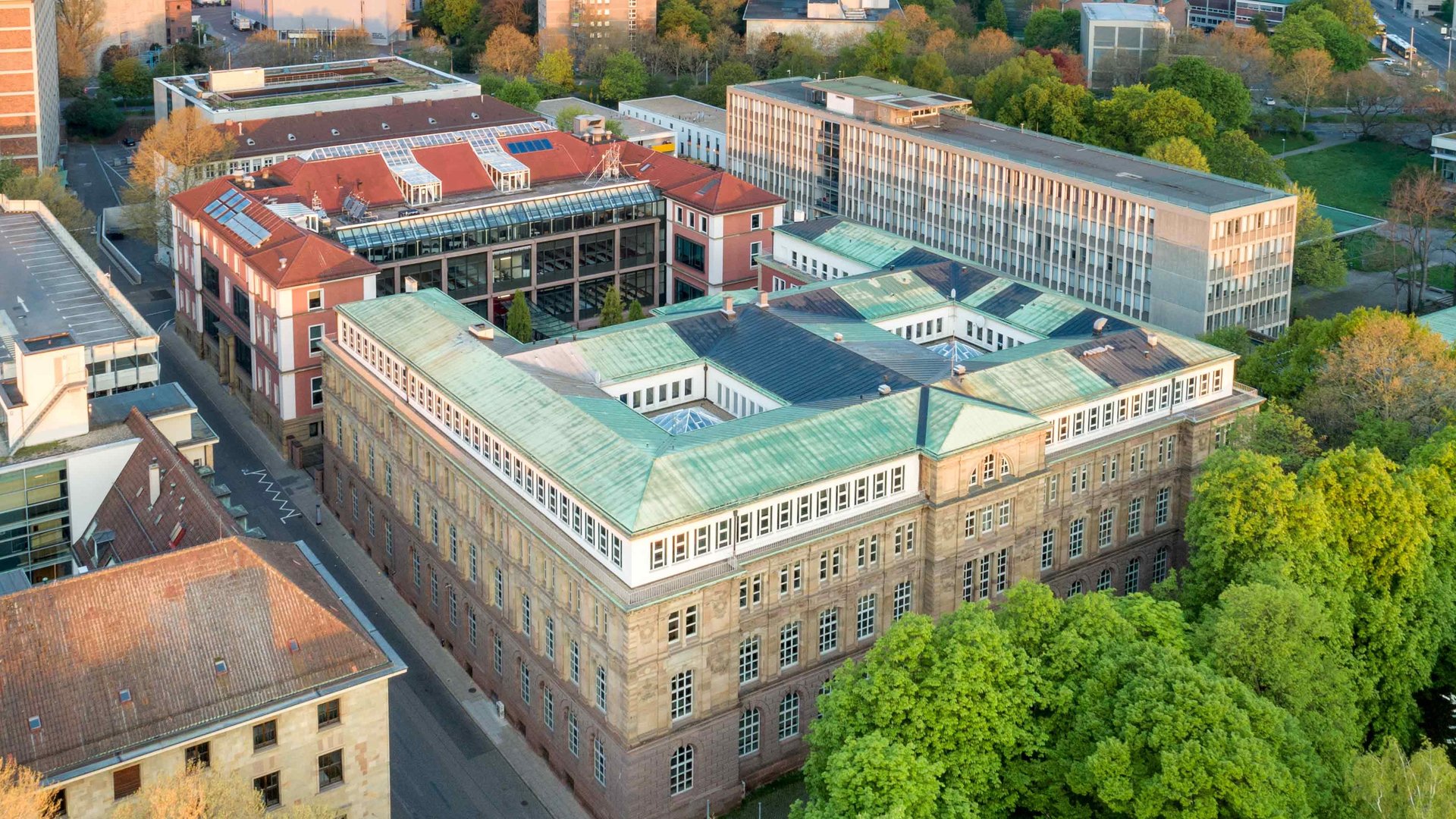 Luftbild der Hochschule fr Technik Stuttgart